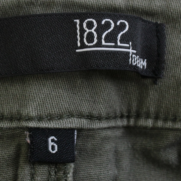 1822 Denim Women’s 6 Jeans Skinny Ankle Green Zip Up Stretchy