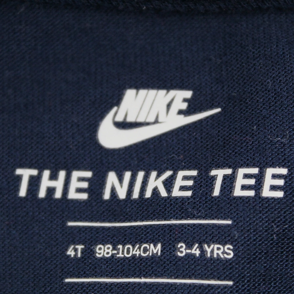 Nike Just Do It Navy Blue Tie-Front Long-Sleeve T-Shirt Girls' Size 4T