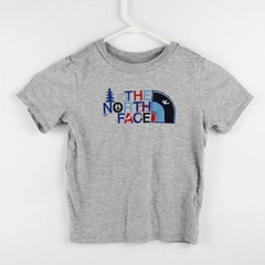 The North Face Gray Cotton Blend Graphic T-Shirt Boys' Size 4T