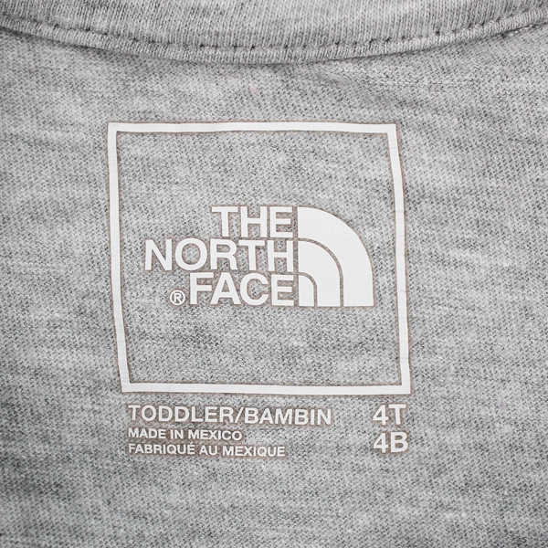 The North Face Gray Cotton Blend Graphic T-Shirt Boys' Size 4T