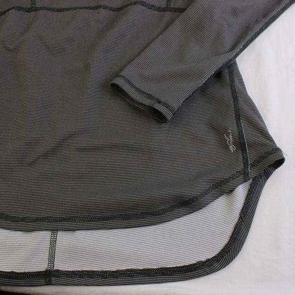 B Passionit Gray Striped Pullover Long Sleeve