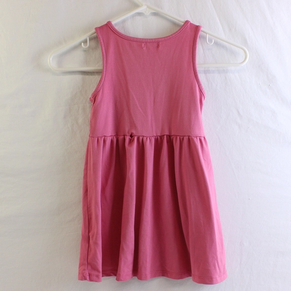 Btween Pink Love Sleeveless Spellout Dress Girls' Size 4T