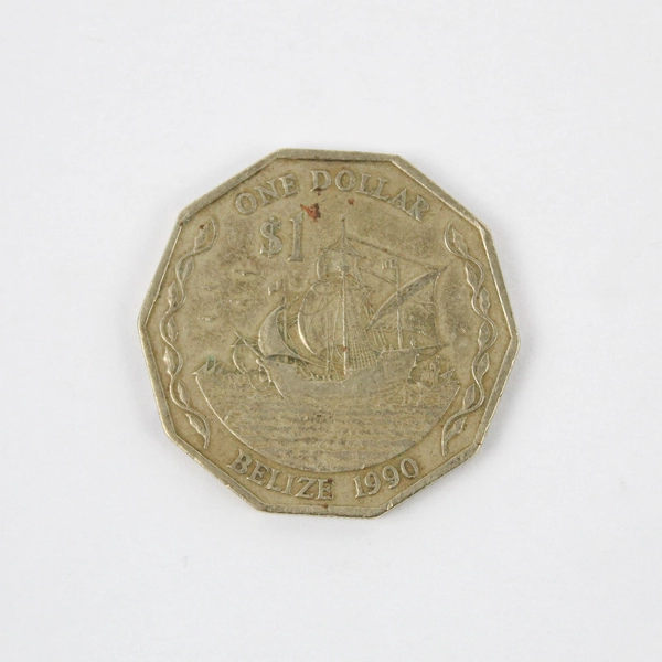 Lot Of 3 Belize Queen Elizabeth The Second One Dollar Coins Circulated 