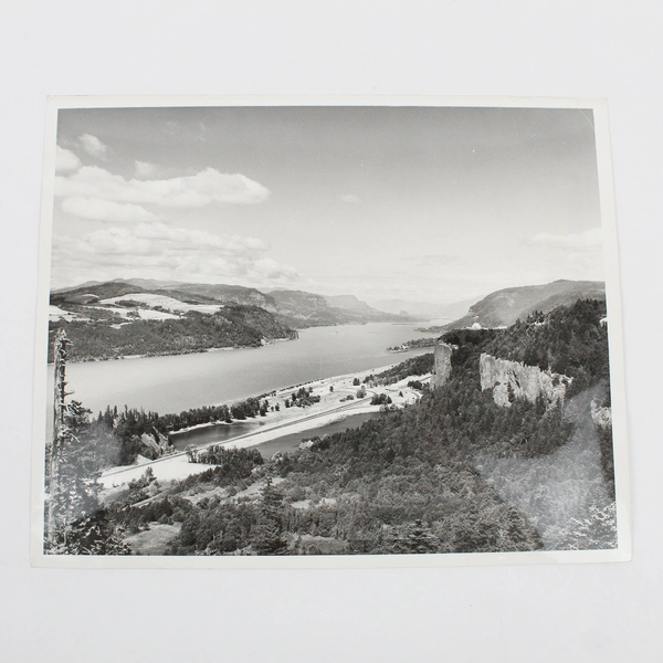 Vintage Columbia River Gorge 8X10 Photo Oregon Highway Department Vista House