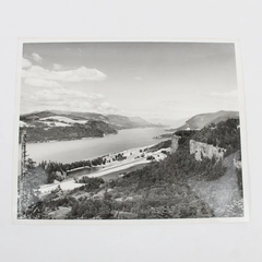 Vintage Columbia River Gorge 8X10 Photo Oregon Highway Department Vista House