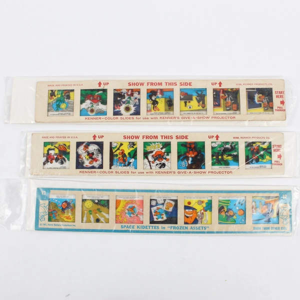 Lot Of 3 Kenner Give A Show Slide Strips Space Kidettes Captain Kangaroo Google