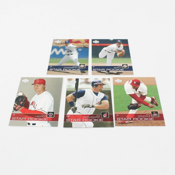 Lot Of 5 Upper Deck Star Rookie MLB Baseball Cards 2002