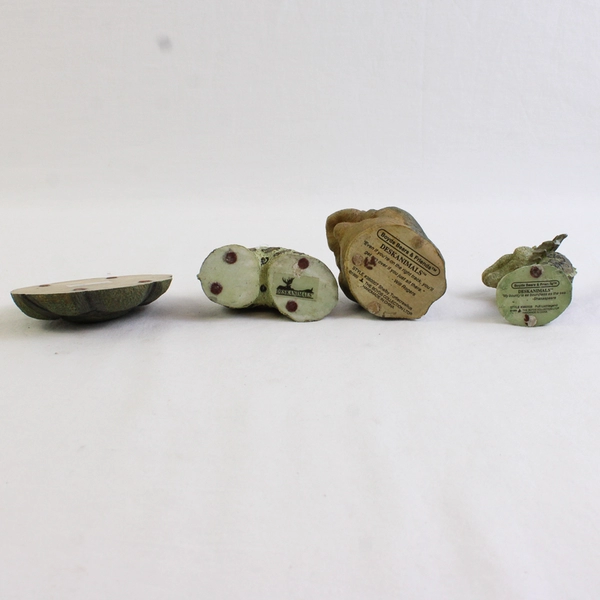 Lot of 2 Boyds Bears and Friends Deskanimals Puff Lochlegend and Shelby Turtle