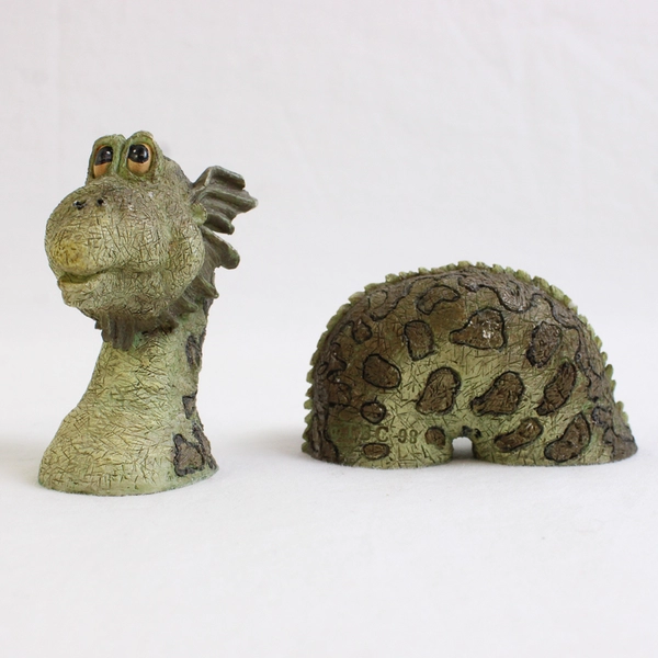 Lot of 2 Boyds Bears and Friends Deskanimals Puff Lochlegend and Shelby Turtle