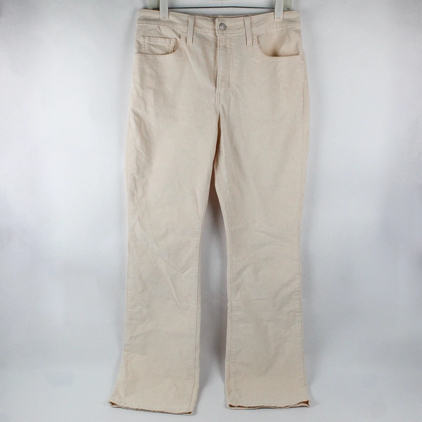 Levi’s 725 Women's 30x32 Cream High Rise Bootcut Corduroy Pants