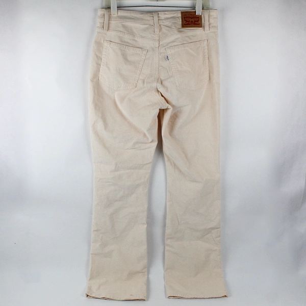 Levi’s 725 Women's 30x32 Cream High Rise Bootcut Corduroy Pants