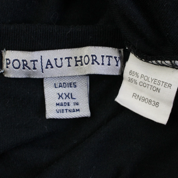 Lot of 2 Port Authority Women's XXL Pampered Chef Black Blouse and Cardigan