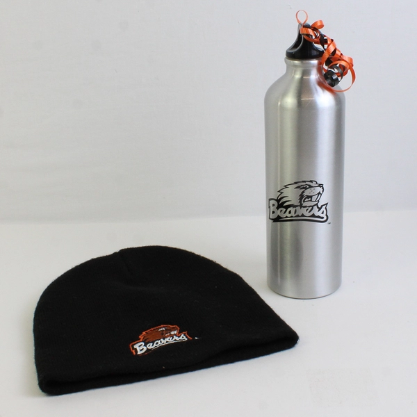 Lot Of 2 Shane Co. Oregon State University OSU Beavers Beanie & Water Bottle 10"