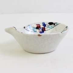 Unbranded Handmade Multicolor Ceramic Spoon Rest 1.75" Tall