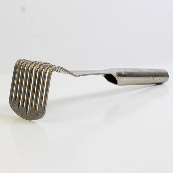Vintage Stainless Steel Potato Masher Kitchen Tool