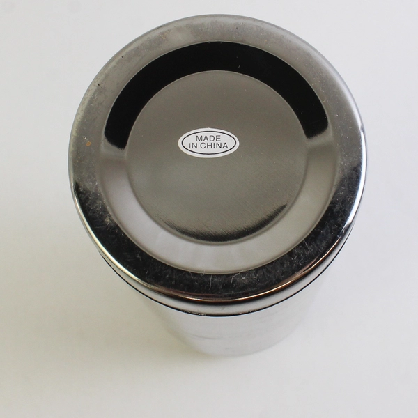 "Spirit Mountain Casino" Silver Metal Water Bottle Insulated 10" Tall