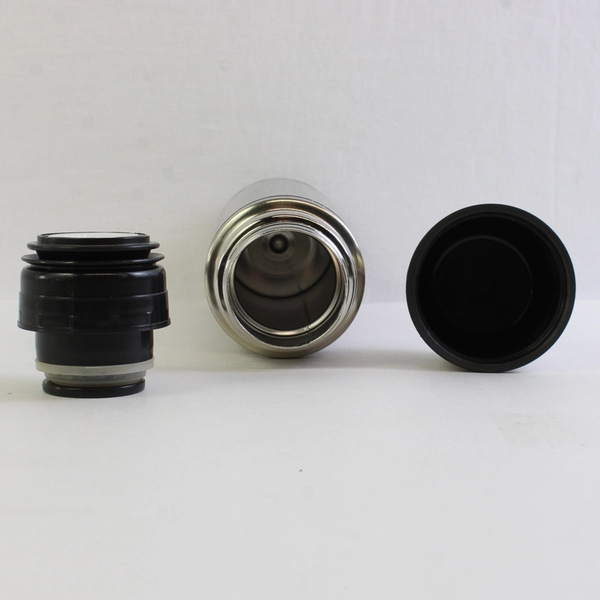 "Spirit Mountain Casino" Silver Metal Water Bottle Insulated 10" Tall