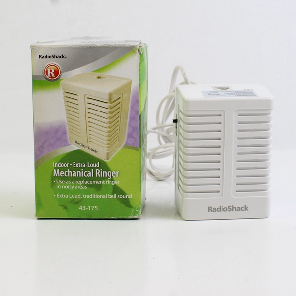 RadioShack Indoor Extra-Loud Mechanical Bell Ringer UNTESTED