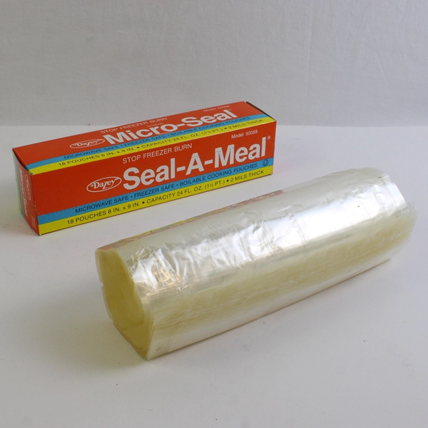 Lot Of 4 Dazey Seal-A-Meal Boilable Cooking Pouches 2 (10"x20") (8"x9") (8"x20")