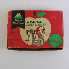 Vintage White Mountain Freezer Inc Apple Parer Corer & Slicer Original Box