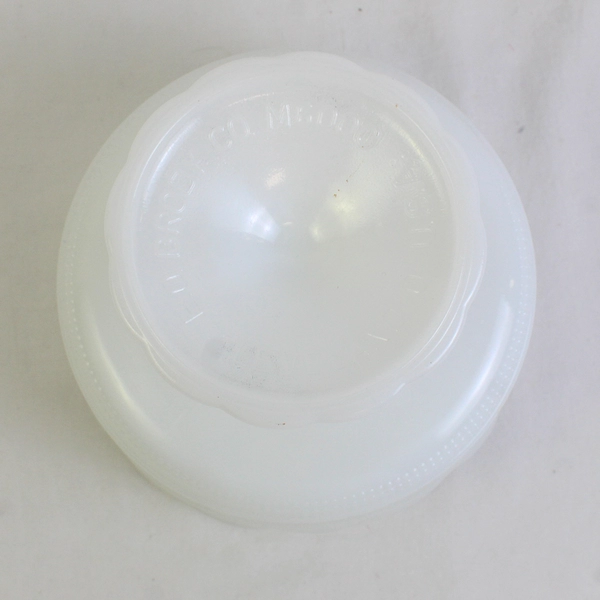 E. O. Brody Co. Milk Glass Compote Or Pedestal Bowl 5.5" Tall 7" Diameter