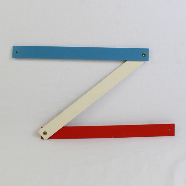 C. G. Long Lumber Co Hotpoint Advertising Tri-Fold 36" Wooden Ruler Multicolor