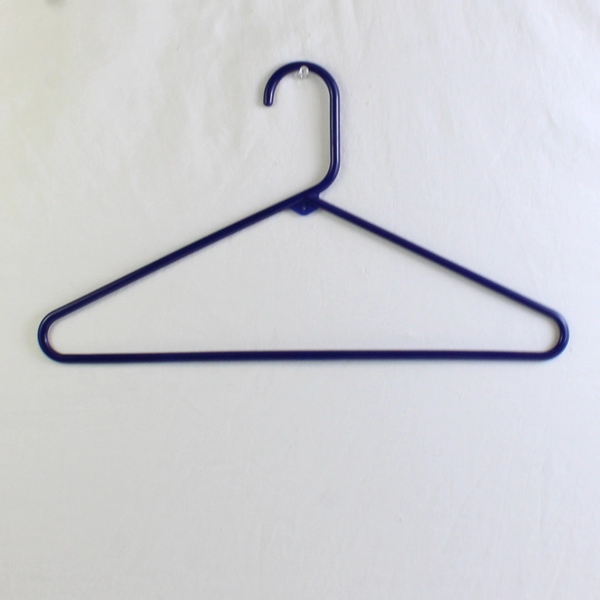 Mixed Lot of 10 Blue Plastic Clothes Hangers Closet Organization