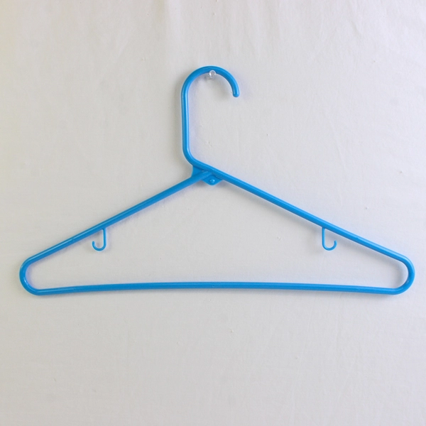 Mixed Lot of 10 Blue Plastic Clothes Hangers Closet Storage