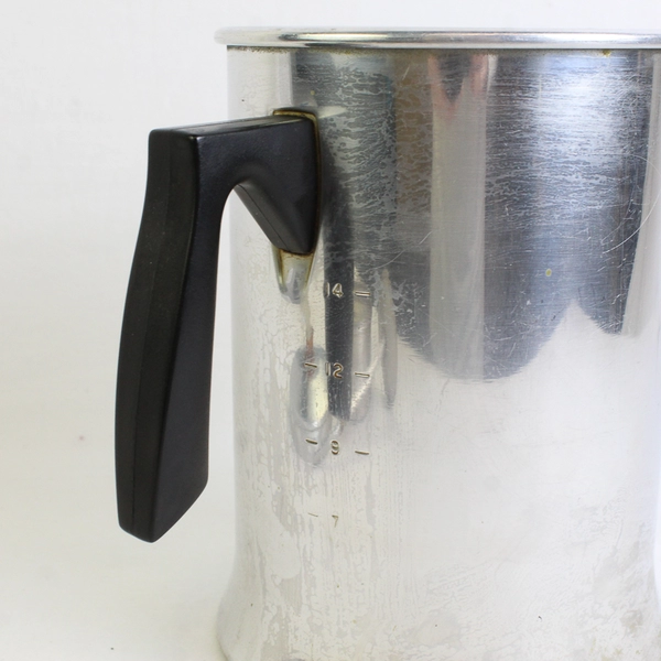 Miro 9-Cup Aluminum Stovetop Coffee Percolator 5 Pieces 9.5" Tall