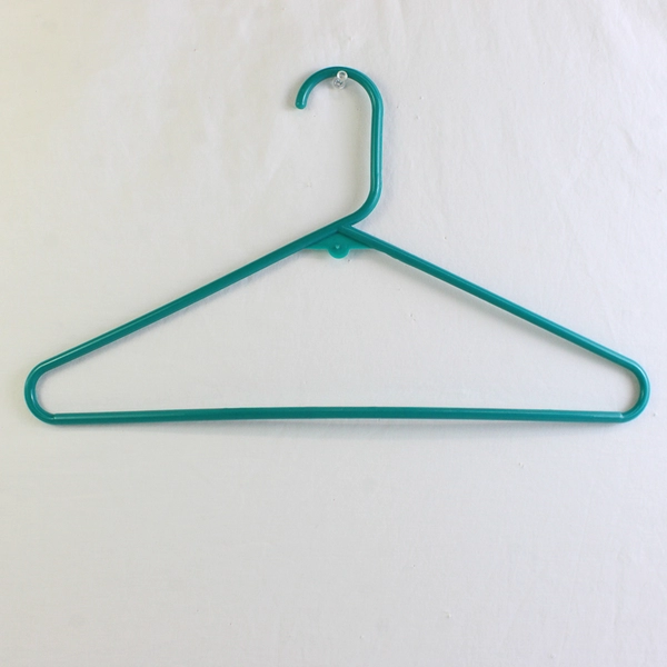 Mixed Lot of 10 Teal Plastic Clothes Hangers Closet Organization