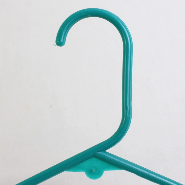 Mixed Lot of 10 Teal Plastic Clothes Hangers Closet Organization