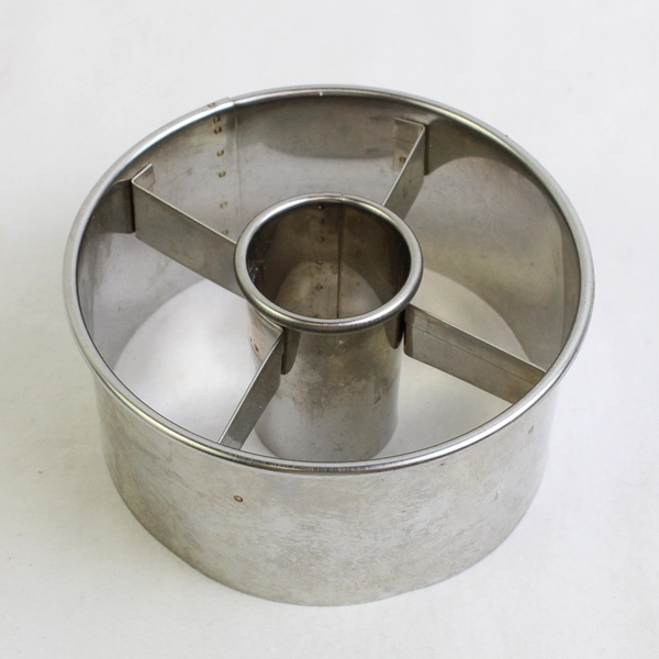 Lot Of 2 Ateco Steel Doughnut Cutter Silver 14422 & 14423