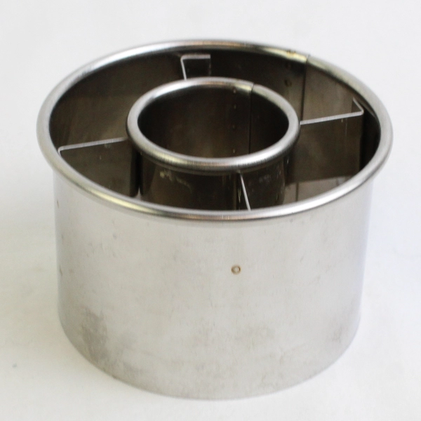 Lot Of 2 Ateco Steel Doughnut Cutter Silver 14422 & 14423