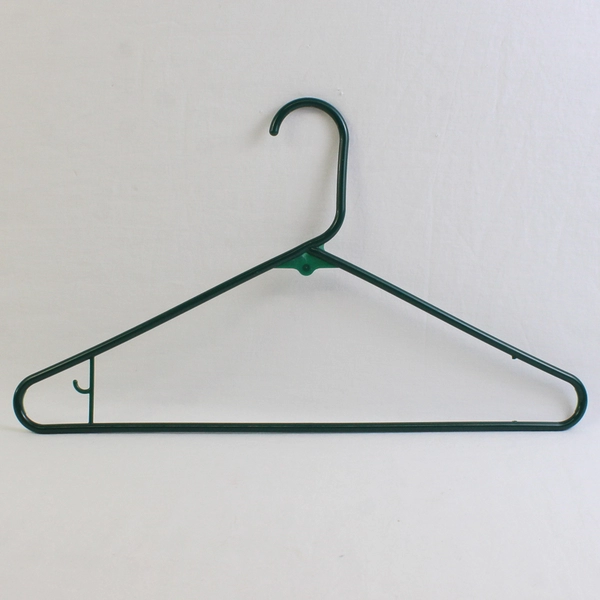 Lot of 10 Green Plastic Clothes Hangers Closet Storage