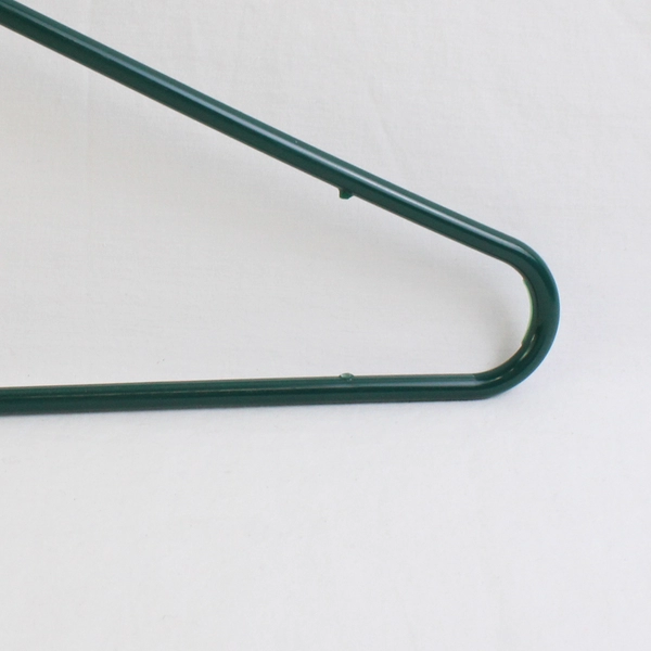 Lot of 10 Green Plastic Clothes Hangers Closet Storage