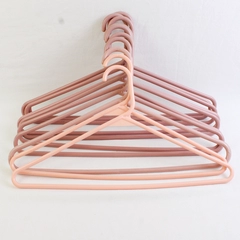 Mixed Lot of 10 Dusty Pink Clothes Hangers Closet Storage
