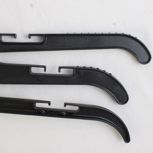 Lot of 10 Black Plastic Retail Clothes Hangers Closet Organization