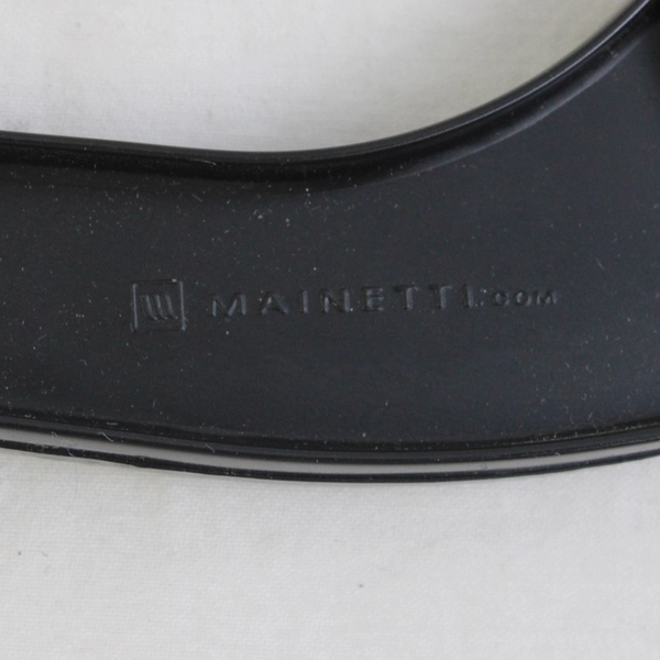 Lot of 10 Black Plastic Retail Clothes Hangers Closet Organization