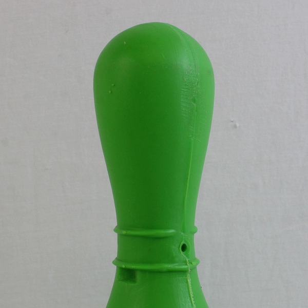 MST3K Green Plastic Crown Bowling Pin Crow T Robot
