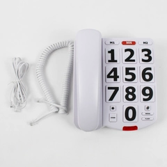 Home Intuition Big Button Corded Phone Extra Loud Ringer (Original Packaging)
