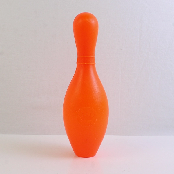 MST3K Orange Plastic Crown Bowling Pin Crow T Robot