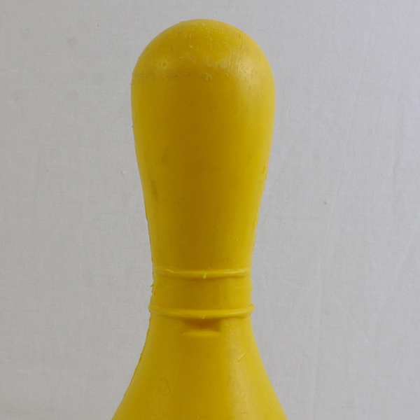 MST3K Yellow Plastic Crown Bowling Pin Crow T Robot