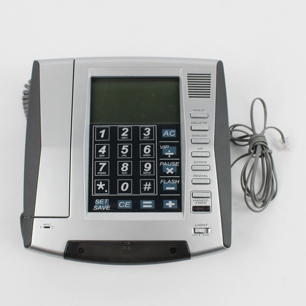Innovage Silver/Gray LCD Touch Panel Phone Speaker/Caller ID 2005 (Original Box)