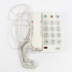 General Electric Atlinks White Easy Dial Memory Telephone Big Button 2-9268 2001