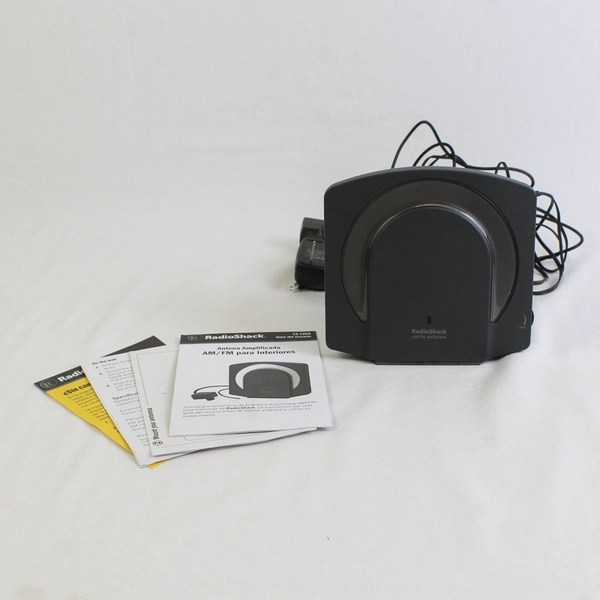 RadioShack AM/FM Radio Amplified Indoor Antenna Model 15-1859 UNTESTED