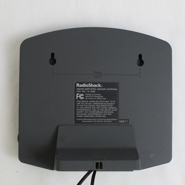 RadioShack AM/FM Radio Amplified Indoor Antenna Model 15-1859 UNTESTED