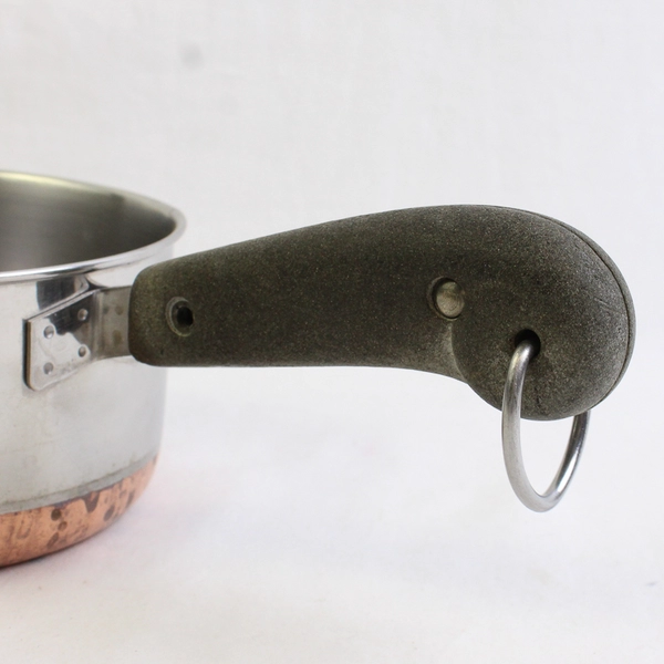 Vintage Revere Ware 1 Qt Copper Bottom Saucepan Riverside CA Pre-1963