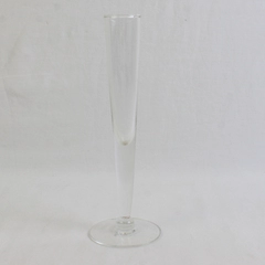 Unbranded Simple Small Clear Glass Bud Vase Home Decor 7.25" Tall