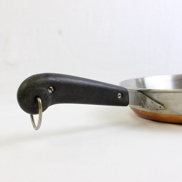 Vintage Revere Ware 10 in Copper Bottom Frying Pan Riverside CA Pre-1963