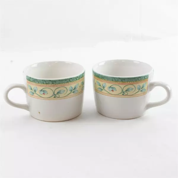 Lot of 2 Pfaltzgraff French Quarter Ivy Vines Coffee Tea Cups